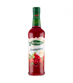 Herbapol Suplement diety syrop o smaku żurawinowym 420 ml