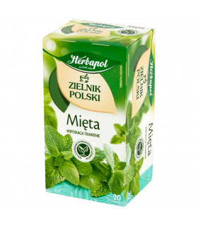 Herbapol Zielnik Polski Herbatka ziołowa mięta 40 g (20 x 2 g)