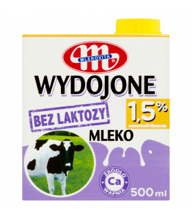 Mlekovita Wydojone Mleko bez laktozy 1,5% 500 ml