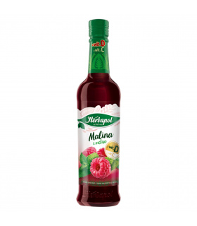 Herbapol Owocowa Spiżarnia Syrop owocowy malina z melisą 420 ml