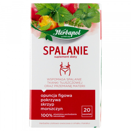 Herbapol Spalanie Suplement diety herbatka ziołowo-owocowa 40 g (20 x 2 g)