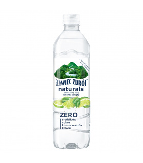 Żywiec Zdrój Naturals Napój niegazowany z delikatną nutą limonki i mięty 500 ml